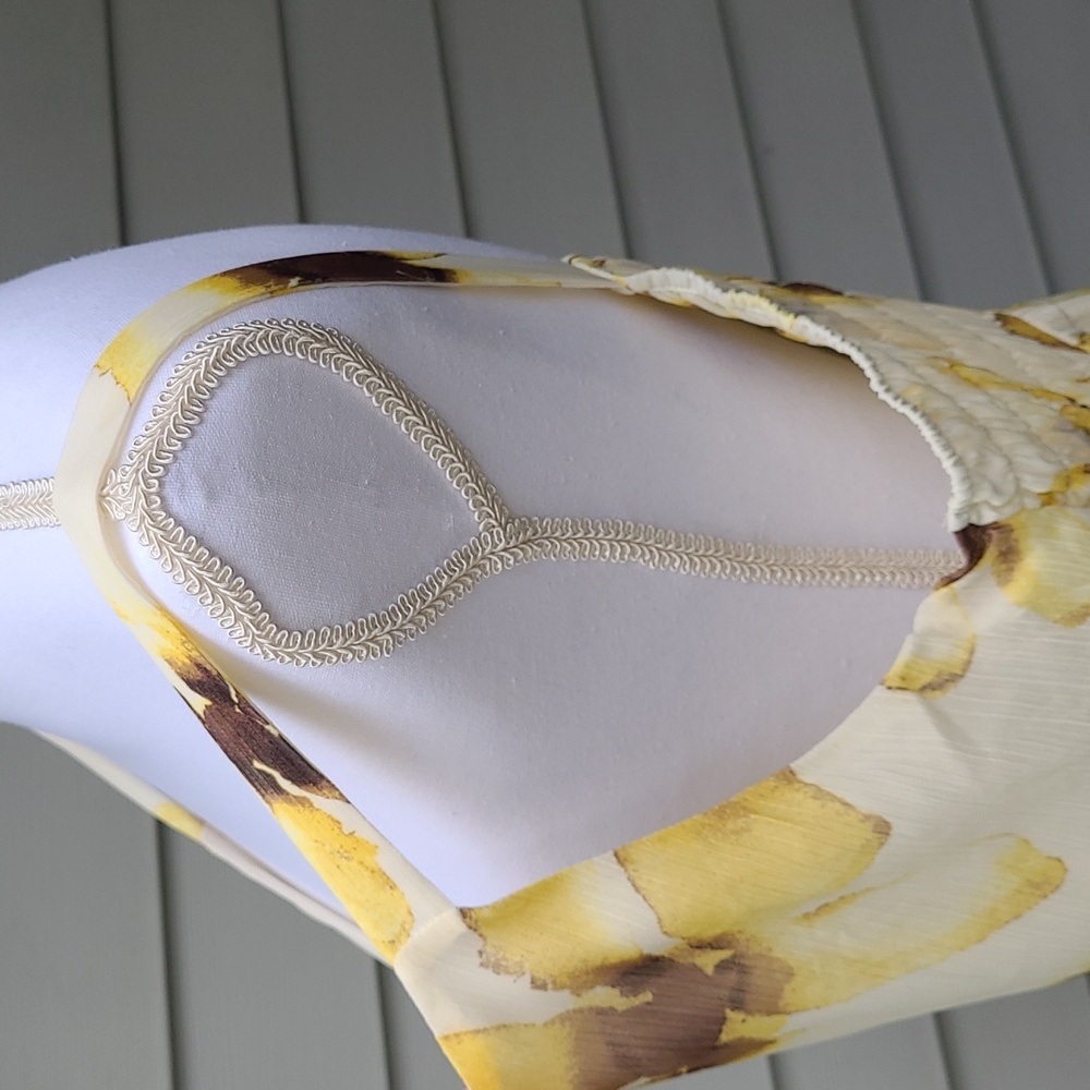 Simply Vera by Vera Wang Dress Floral Flowy Maxi Size XL - Picture 8 of 15